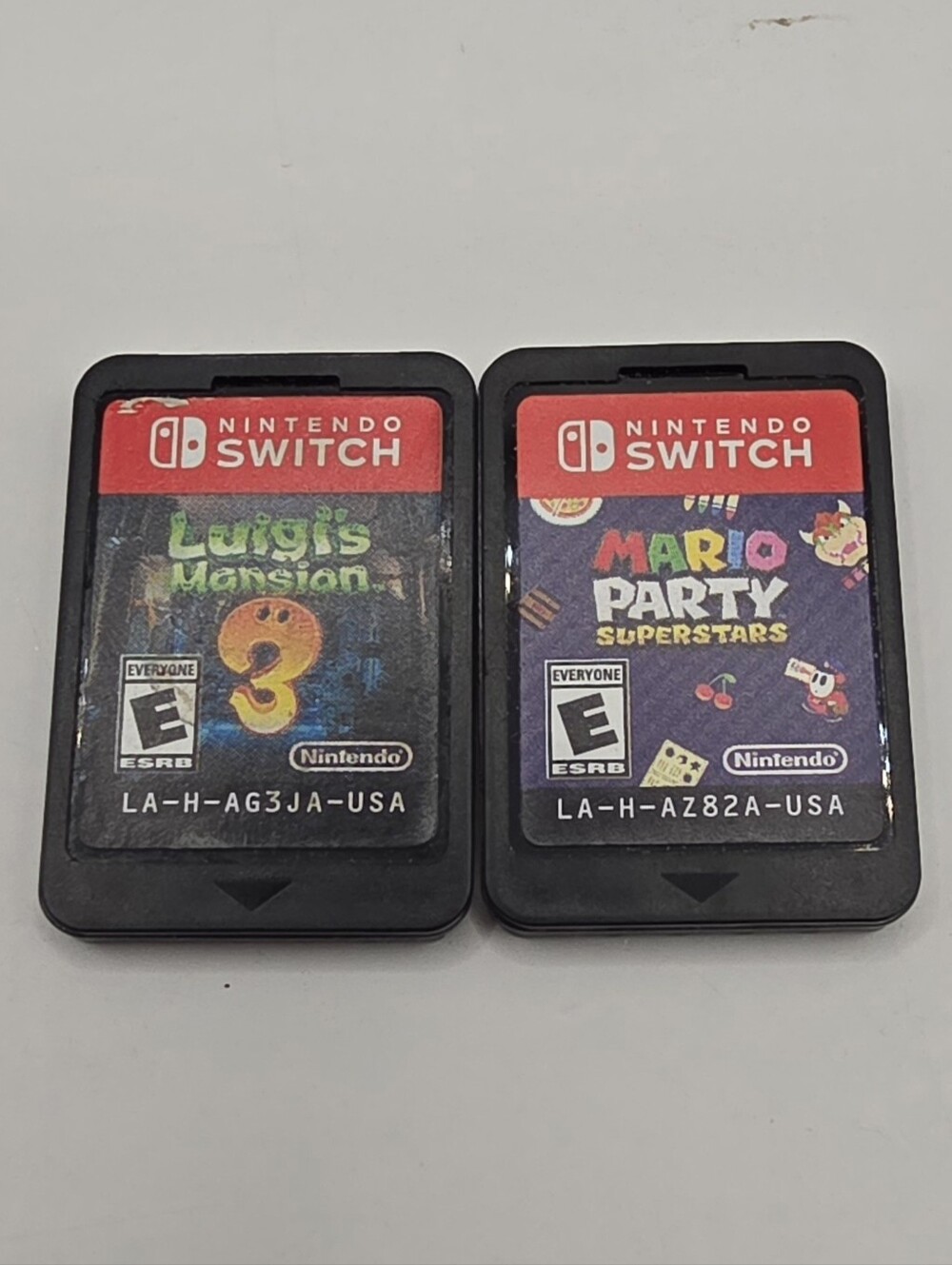 Nintendo Switch Lot Mario Party Superstars Luigi's Mansion 3 - Cartridges Only